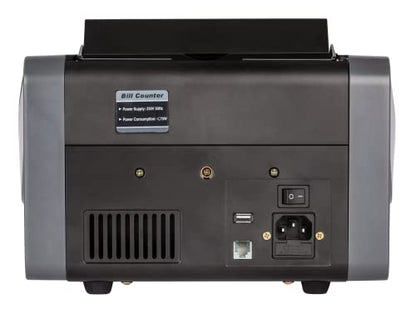 ratiotec rapidcount S 575 Banknotenzählmaschine für gemischte Banknoten mit Wertermittlung in schwarz