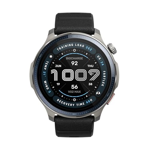 Amazfit Balance 2 Smartwatch 47mm 1.5'' AMOLED Sapphire Glass, Offline-Karten, Dualband-GPS, 21 Tage Akkulaufzeit, 170+ Sportmodi, HYROX & Golfmodus