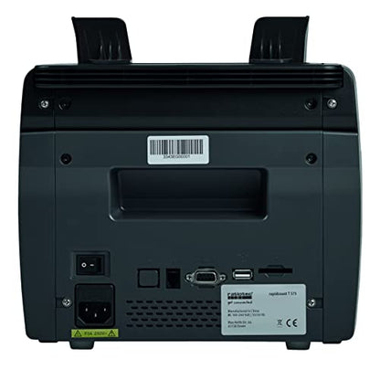 ratiotec Banknotenzählmaschine rapidcount T 575 – Stück- und Wertzähler mit umfangreicher Echtheitsprüfung für mittlere Zählvolumen