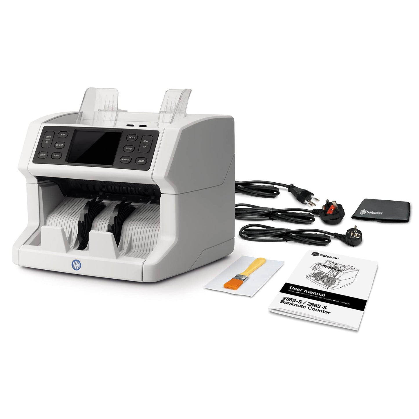 Safescan 2865-S Geldzählmaschine | Wertzählung gemischter Banknoten | 7-fache Falschgeldprüfung | King Charles Notes