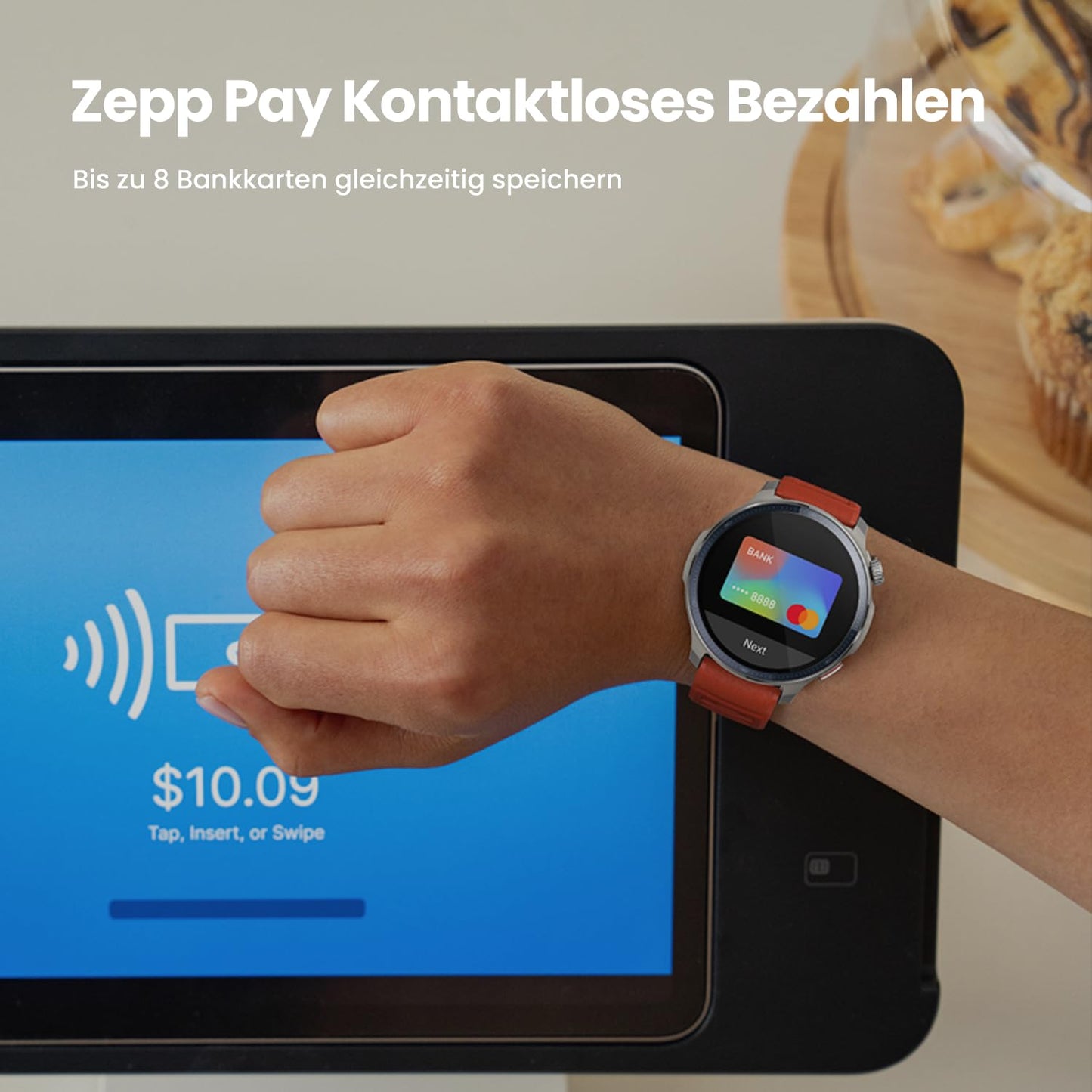 Amazfit Balance 2 Smartwatch 47mm 1.5'' AMOLED Sapphire Glass, Offline-Karten, Dualband-GPS, 21 Tage Akkulaufzeit, 170+ Sportmodi, HYROX & Golfmodus