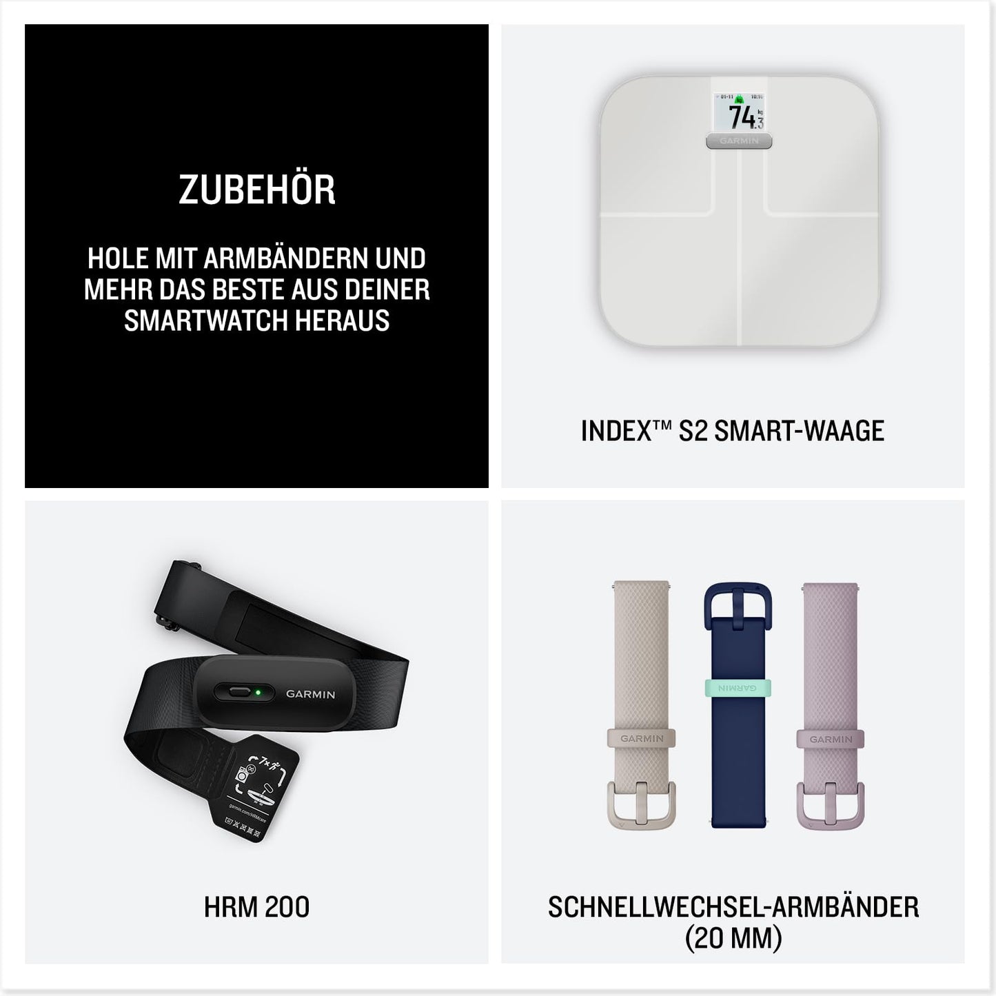 Garmin vívoactive 6 42mm - Fitness-Smartwatch, 1,2"-AMOLED-Touchdisplay, bis zu 11 Tage Akkulaufzeit, 80+ Sport-Apps, Trainingsoptionen