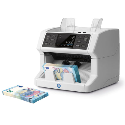 Safescan 2865-S Geldzählmaschine | Wertzählung gemischter Banknoten | 7-fache Falschgeldprüfung | King Charles Notes