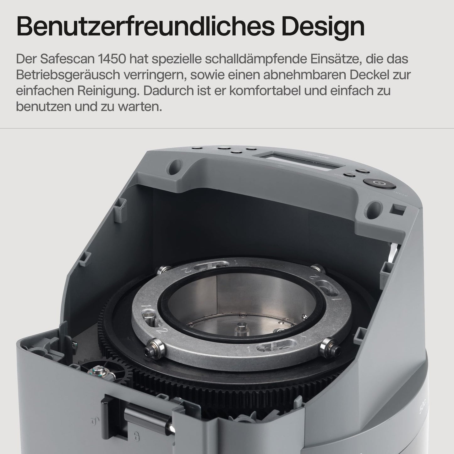 Safescan 1450 Münzzähler | Sortiert & zählt gemischte EUR-Münzen | Münzsortierer nach Stückelung